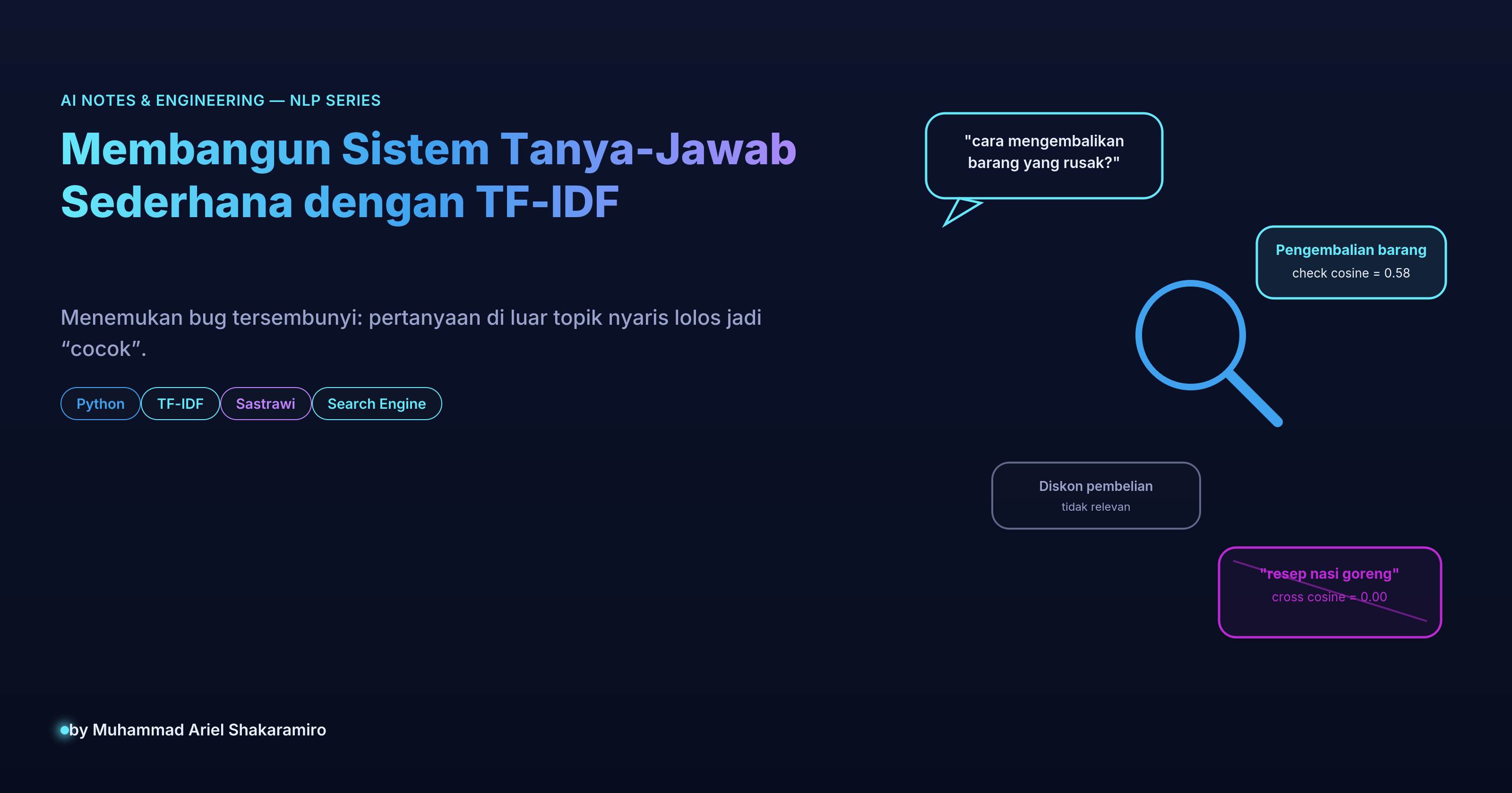 Membangun Sistem Tanya-Jawab Sederhana dengan TF-IDF