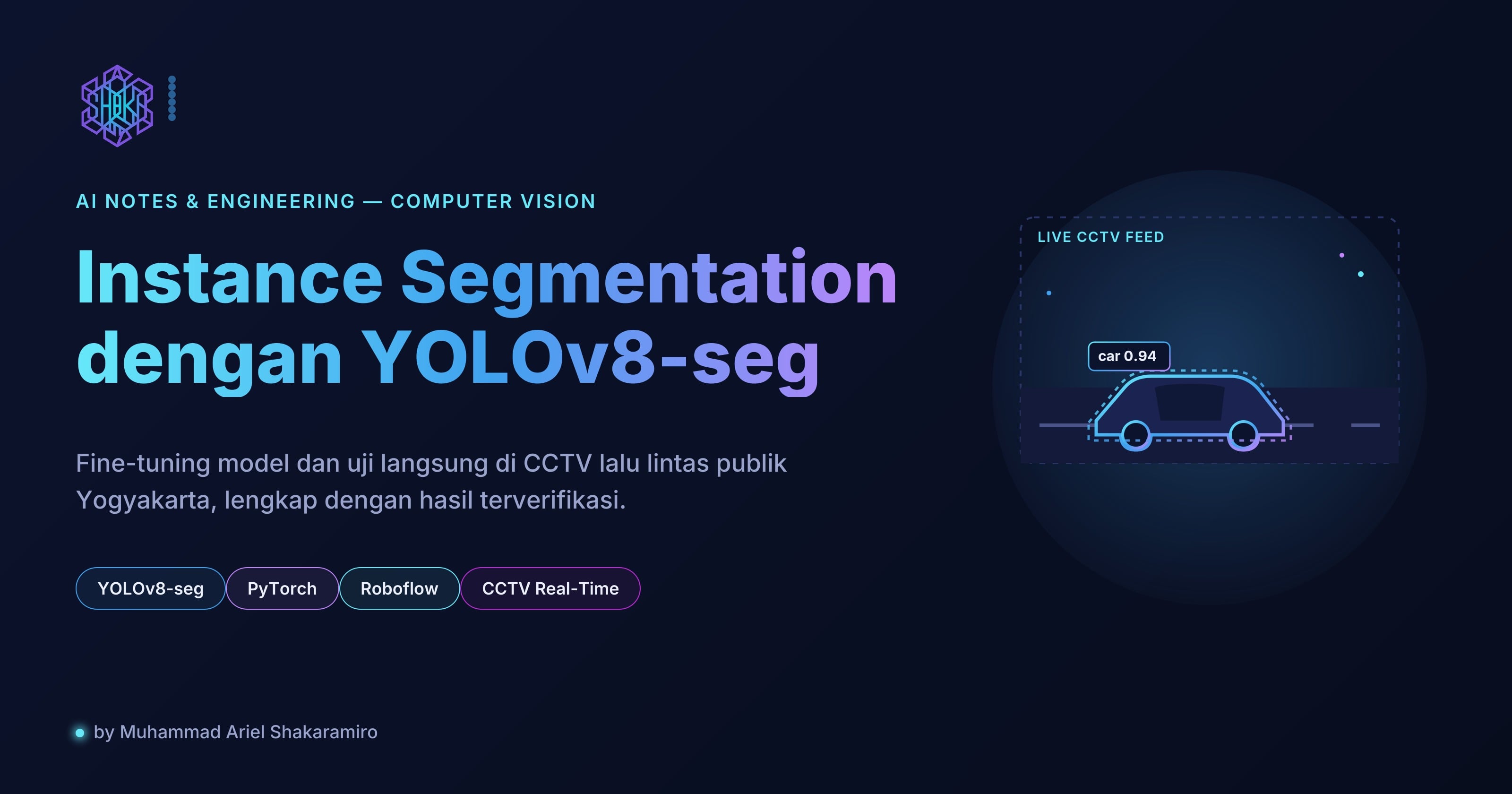 Instance Segmentation: Menghitung Mobil dari CCTV Publik dengan YOLOv8 seg