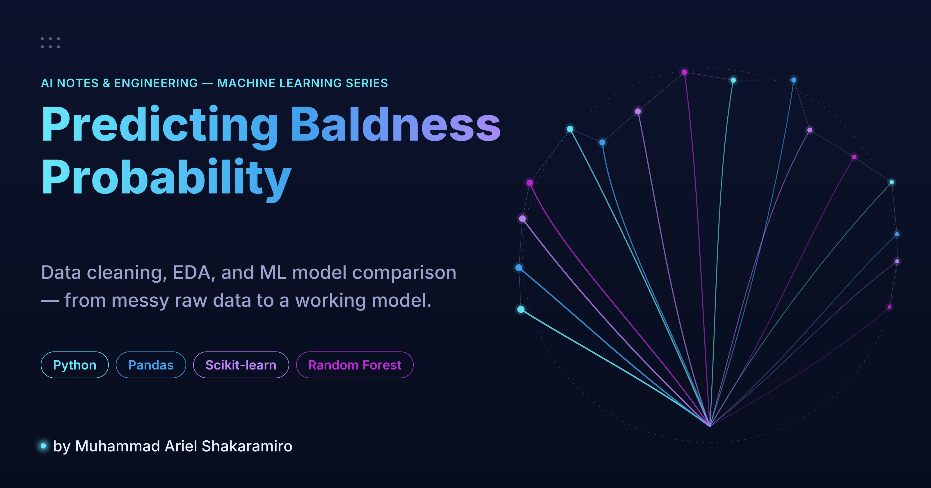 Predicting Baldness Probability: From Messy Data to a Working Machine Learning Model