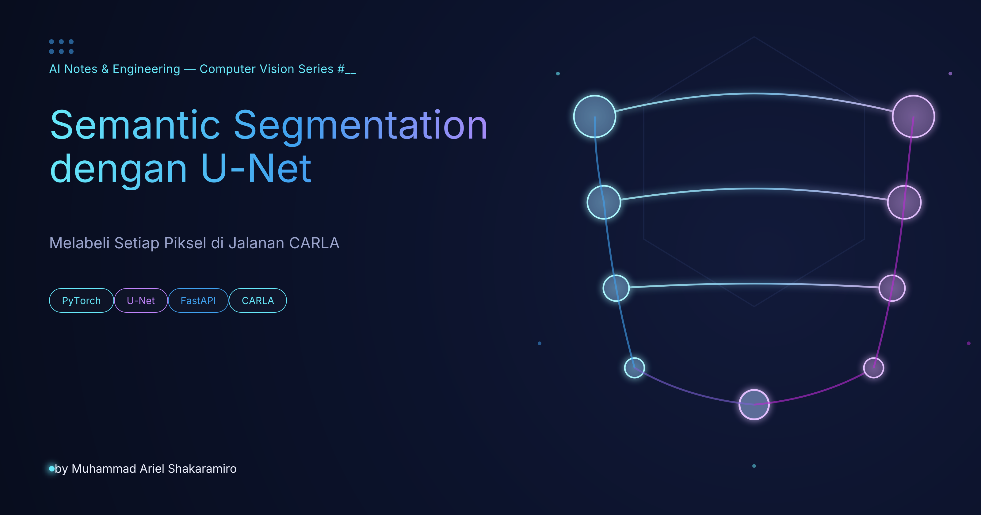 Semantic Segmentation dengan U-Net: Melabeli Setiap Piksel di Jalanan CARLA