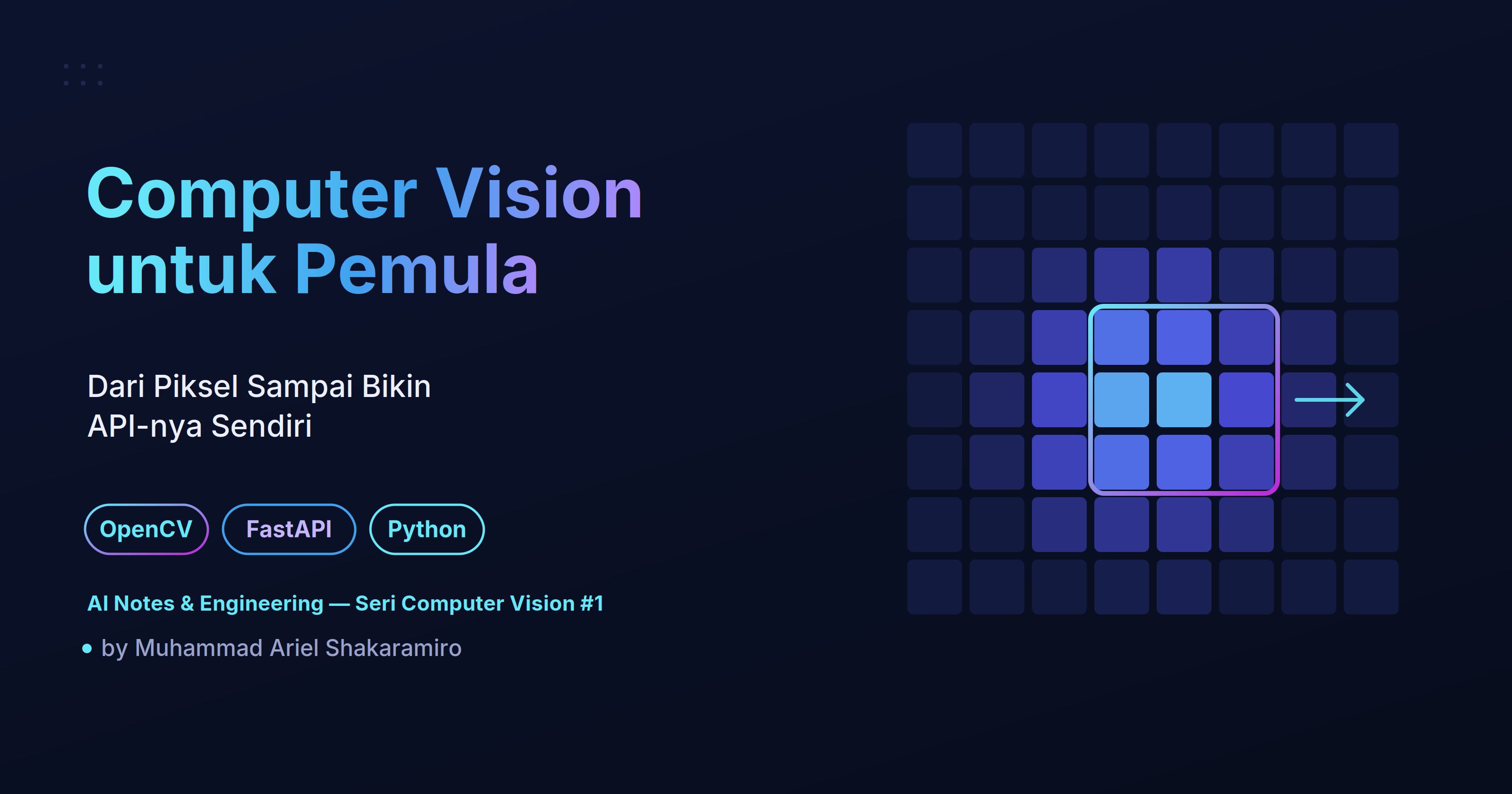 Computer Vision untuk Pemula: Dari Piksel Sampai Bikin API-nya Sendiri (OpenCV + FastAPI)