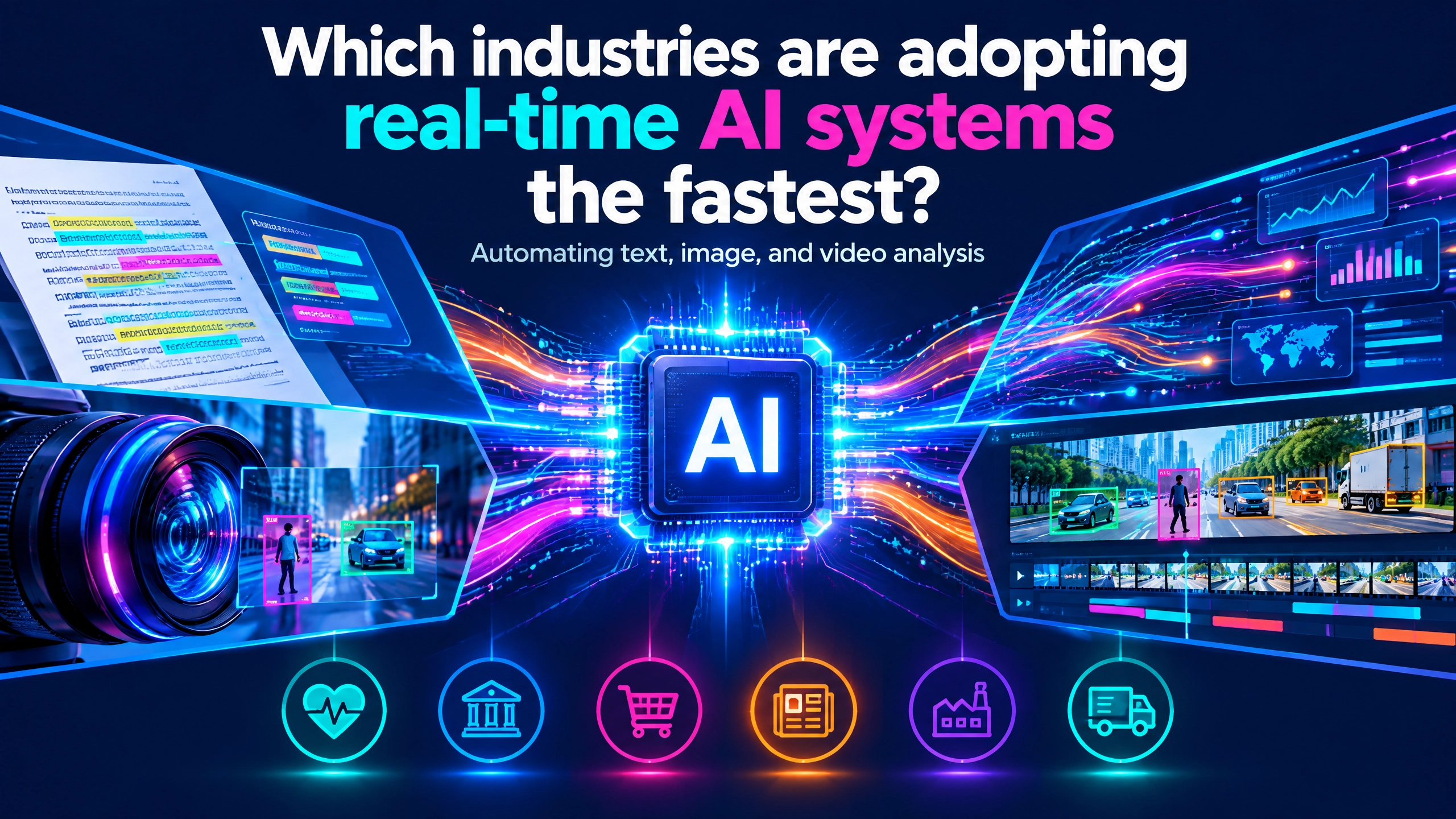Which Business Sectors are adopting real-time AI systems for rapid growth