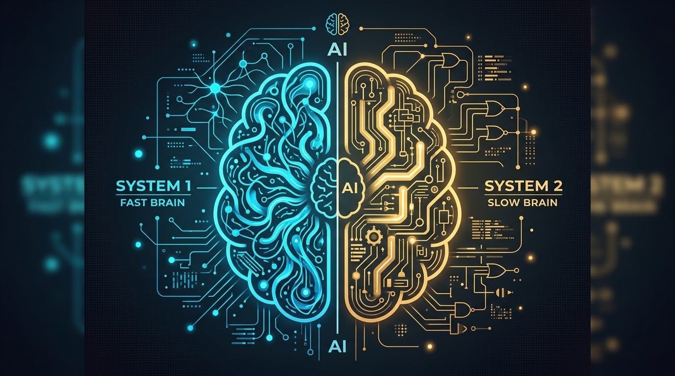 Fast Brain, Slow Brain: A Beginner's Guide to System 1 and System 2 AI