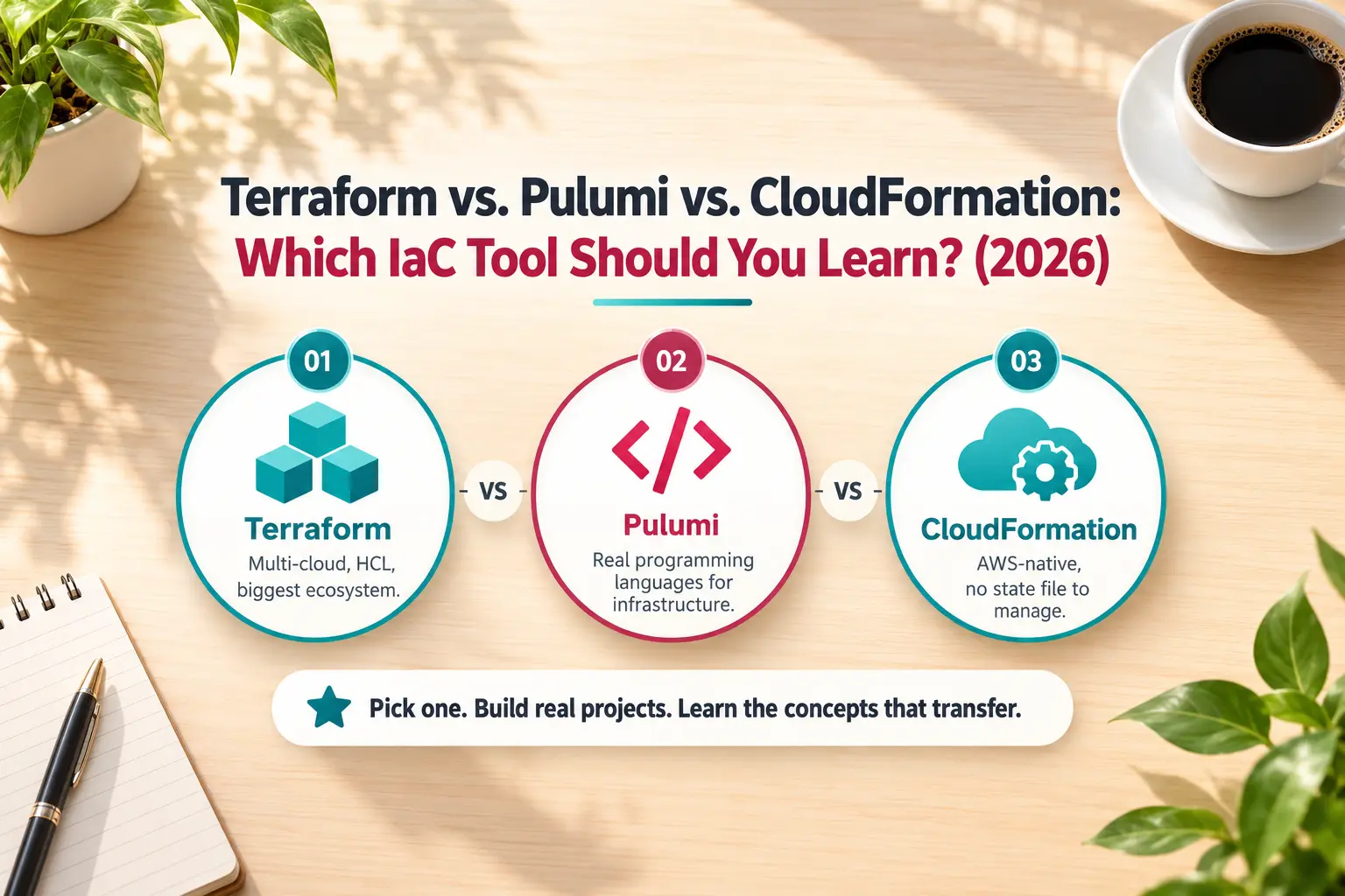 Terraform vs. Pulumi vs. CloudFormation: Which Infrastructure as Code Tool Should You Learn?