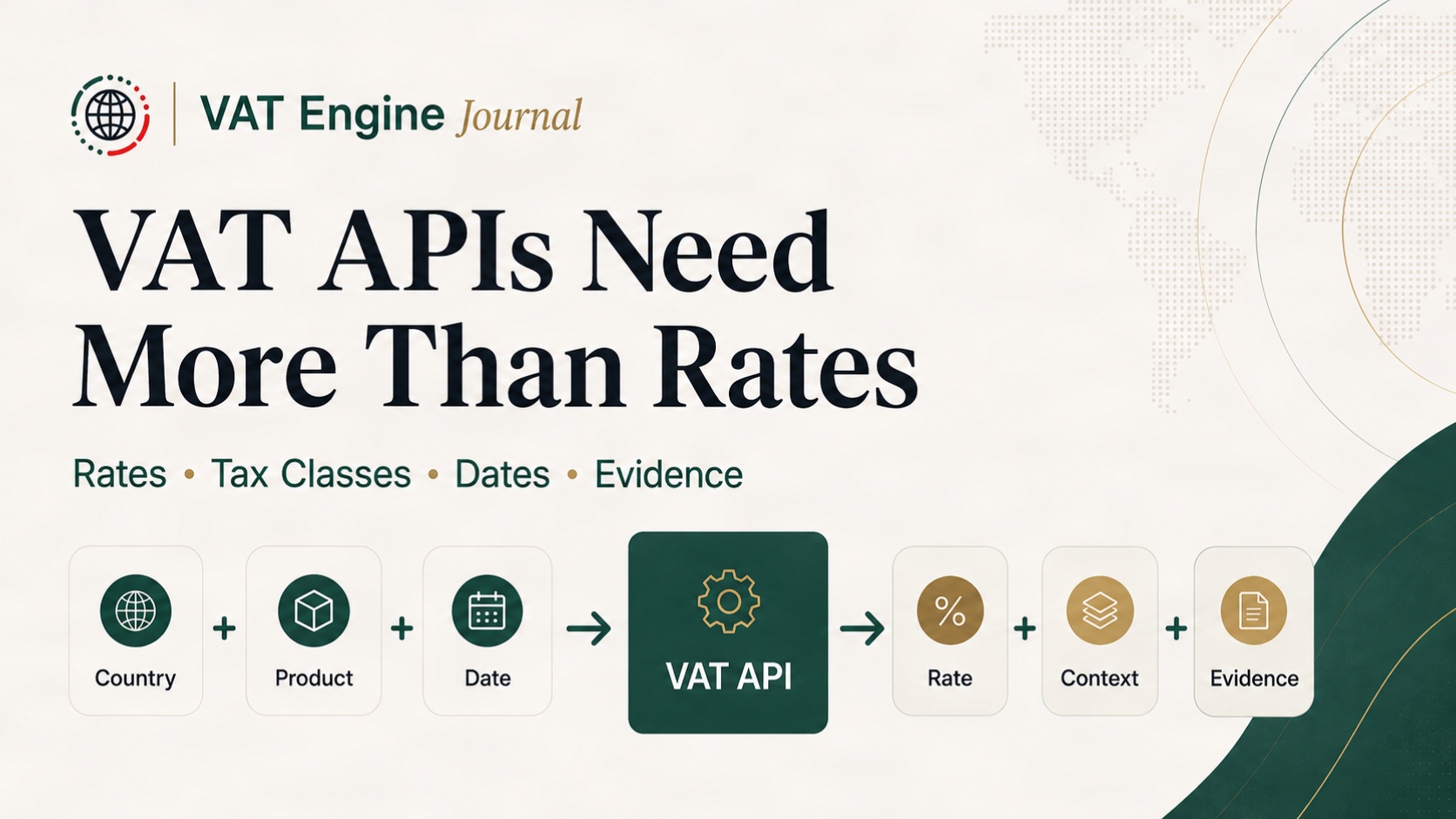 Why a VAT API Needs More Than a Rate Lookup