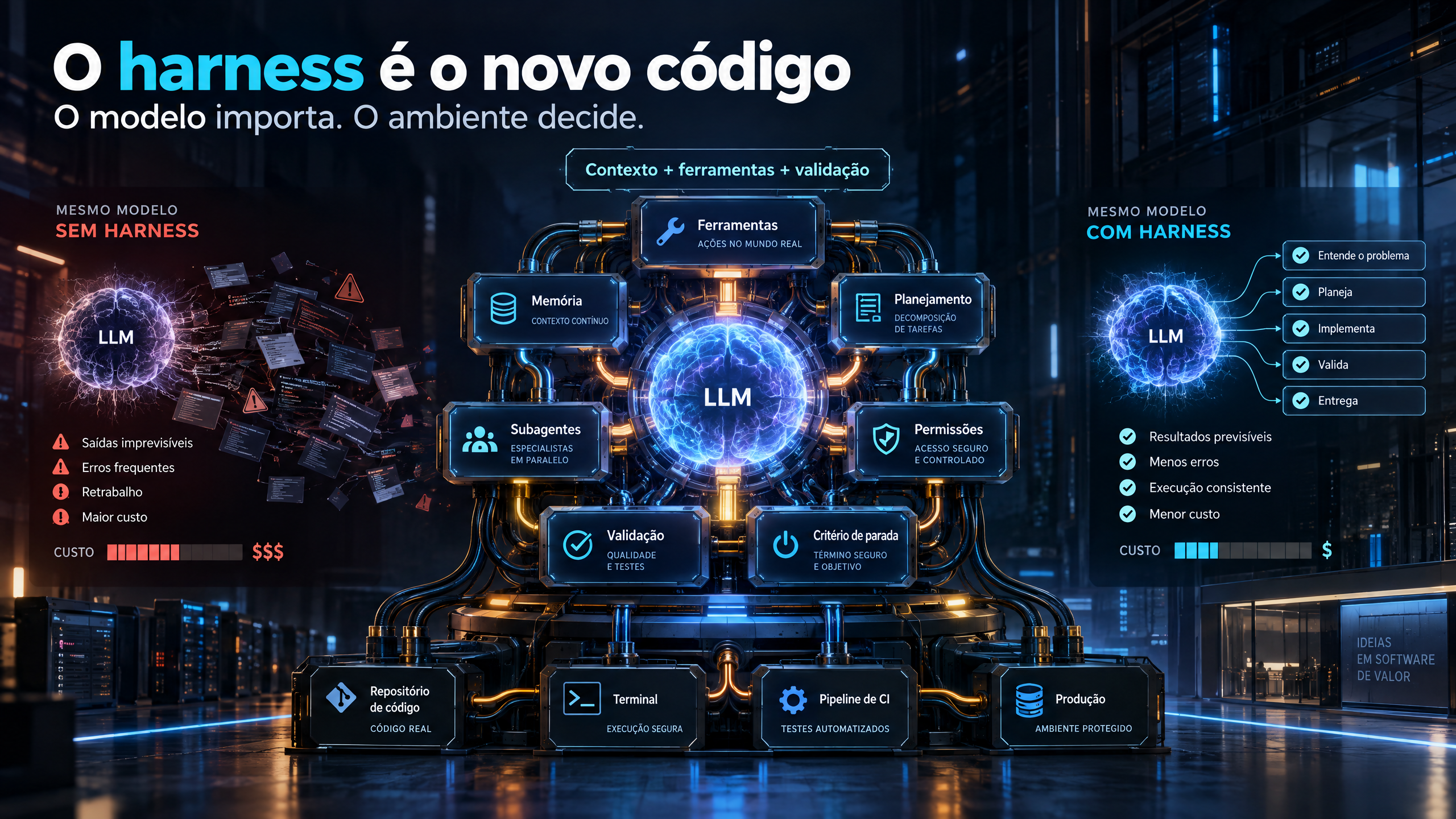 O harness é o novo código