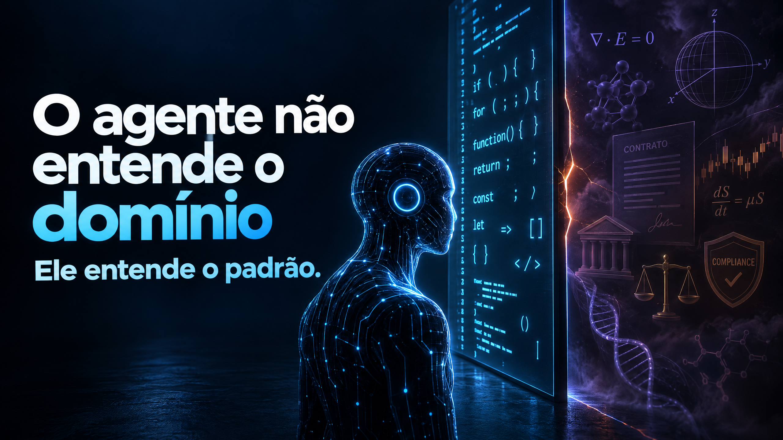 O agente não entende o domínio
