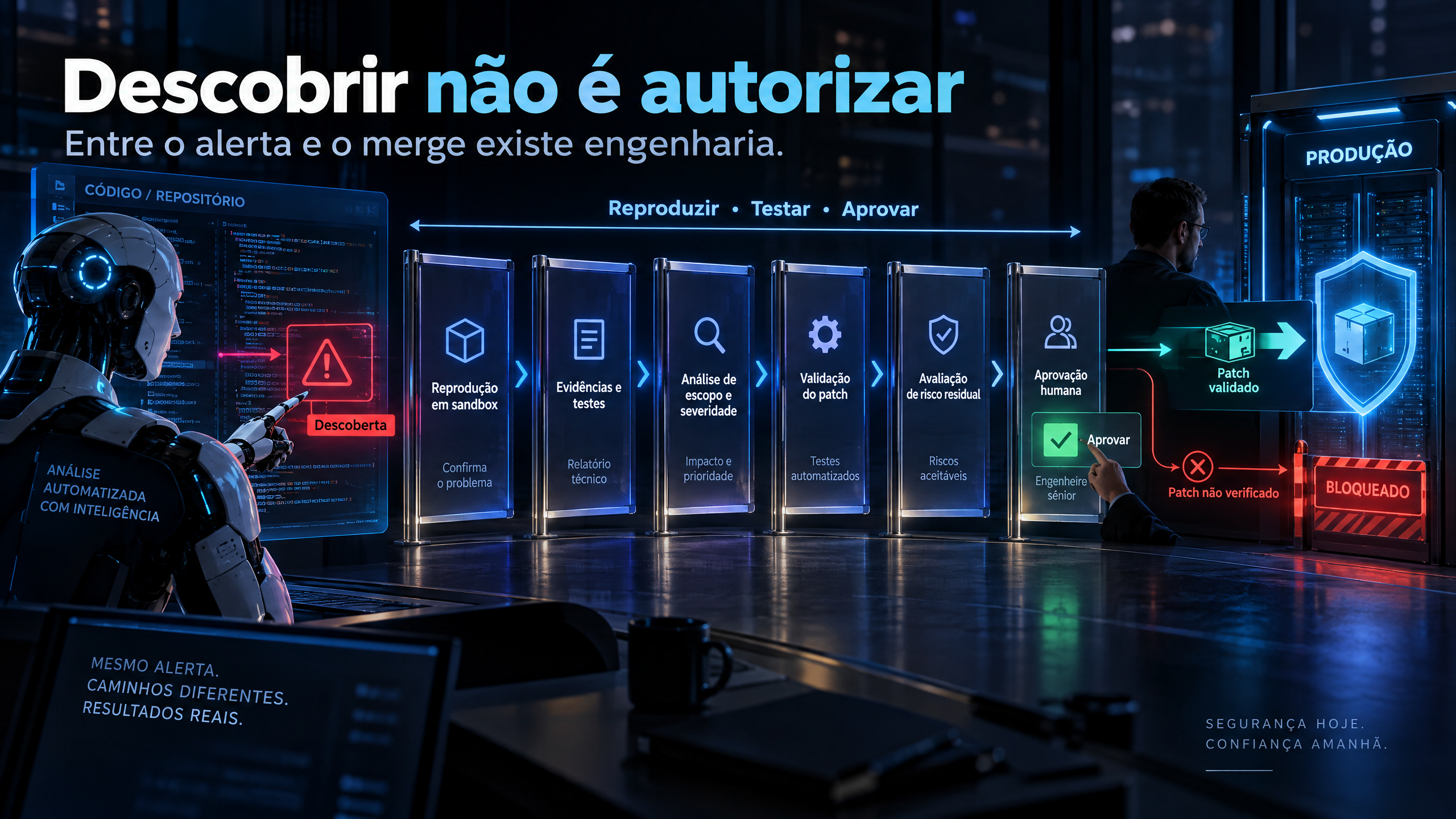 Descobrir não é autorizar