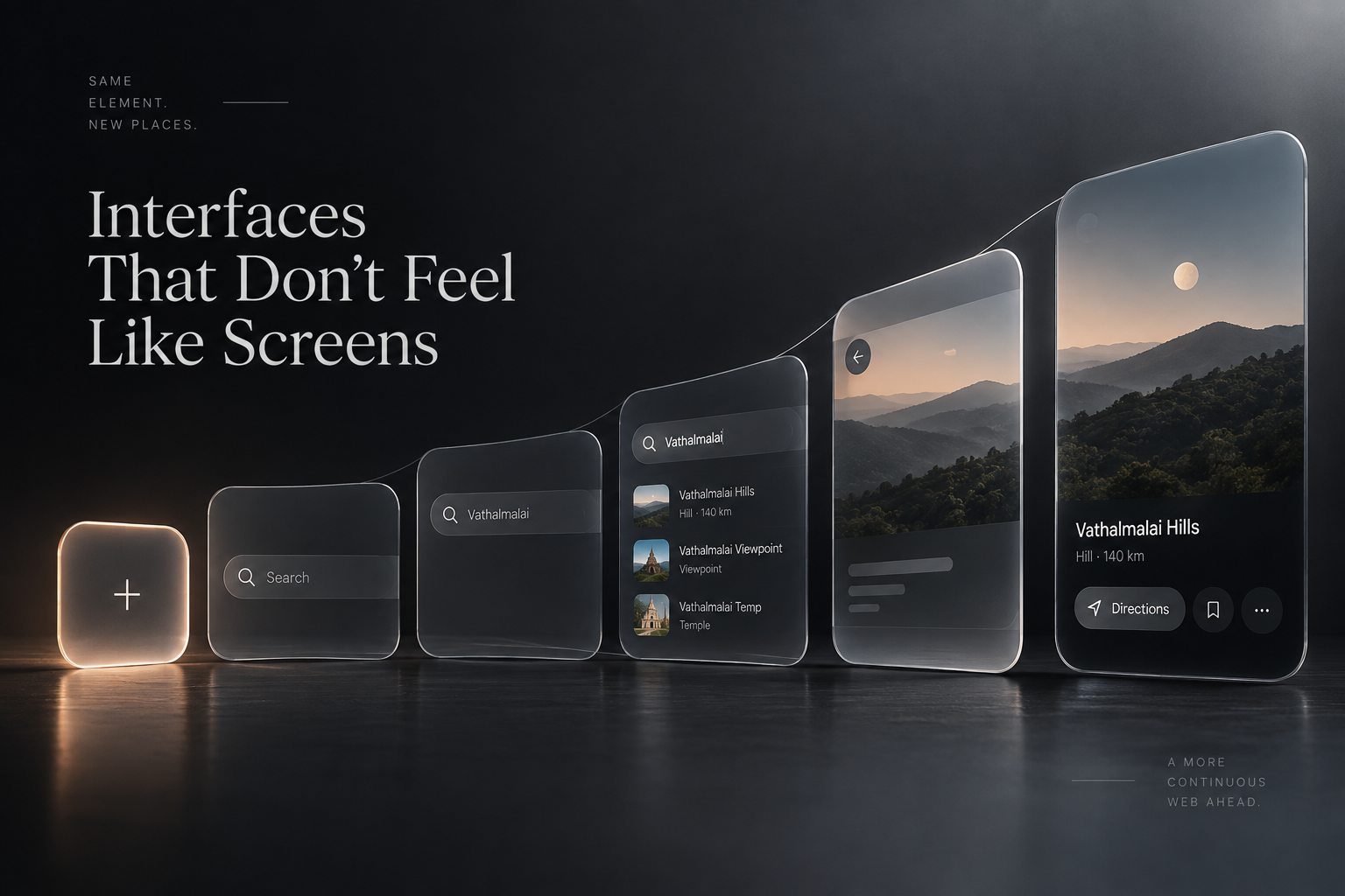 Interfaces That Don't Feel Like Screens