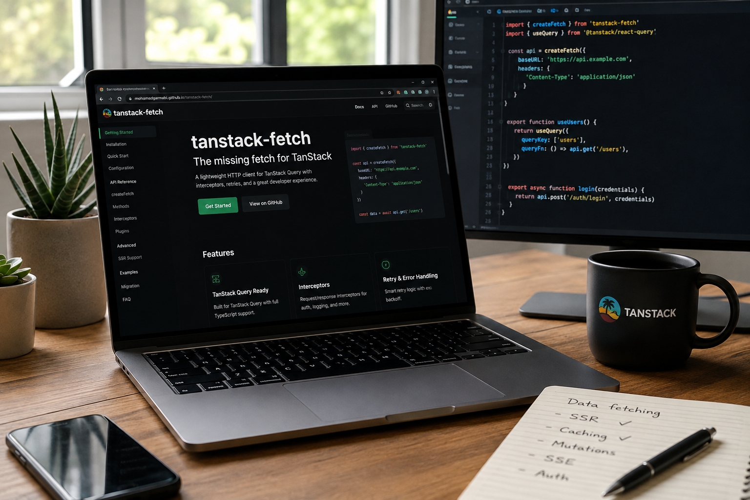 TanStack Start 1.0 + tanstack-fetch: 6 Real-World Data Fetching Patterns