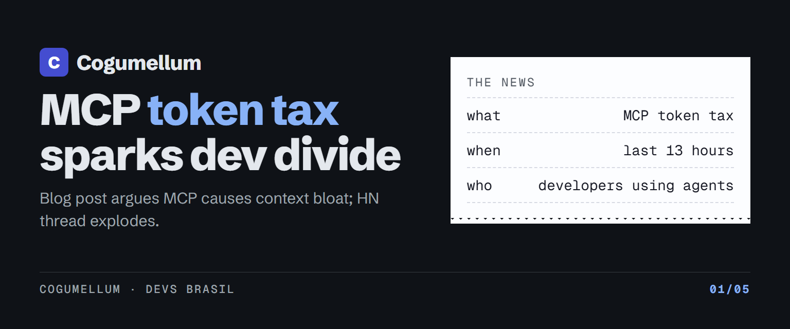 MCP Debate: Token Tax, Context Bloat, and What Devs Can Do
