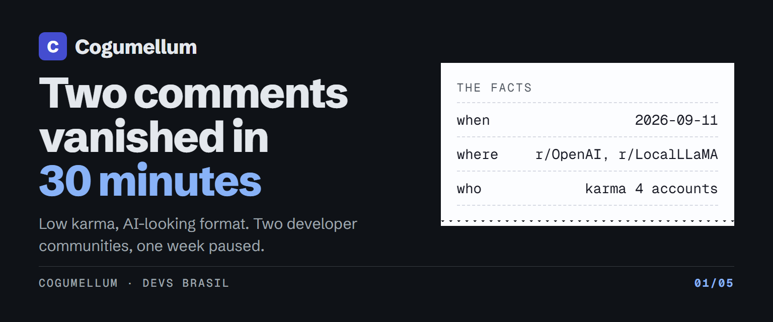 Reddit Automod Removed Our Comments: A Post-Mortem