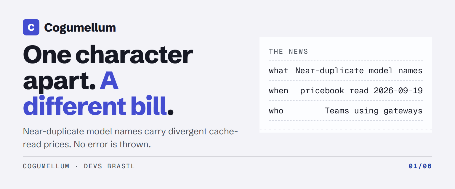 Near-Duplicate Model Strings Are Quietly Changing Your Bill