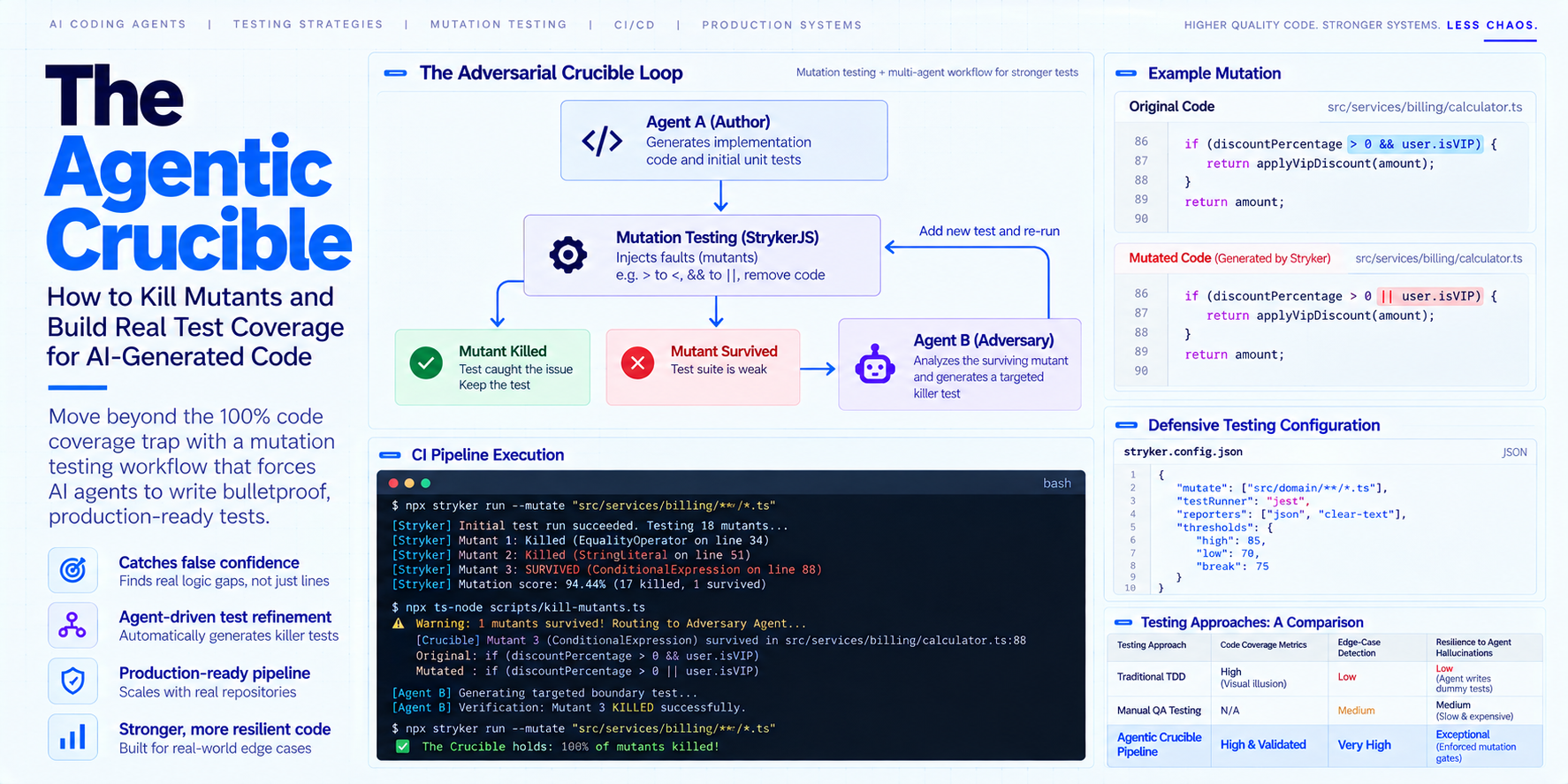 Building the "Agentic Crucible" Mutation Testing Pipeline