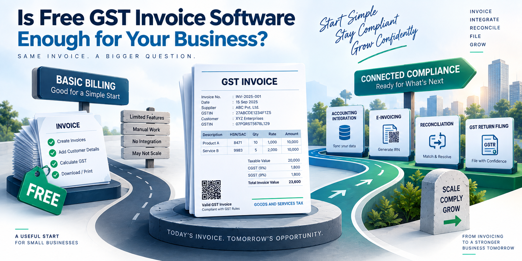 Free GST Invoice Software: What Happens to the Data After an Invoice Is Created?