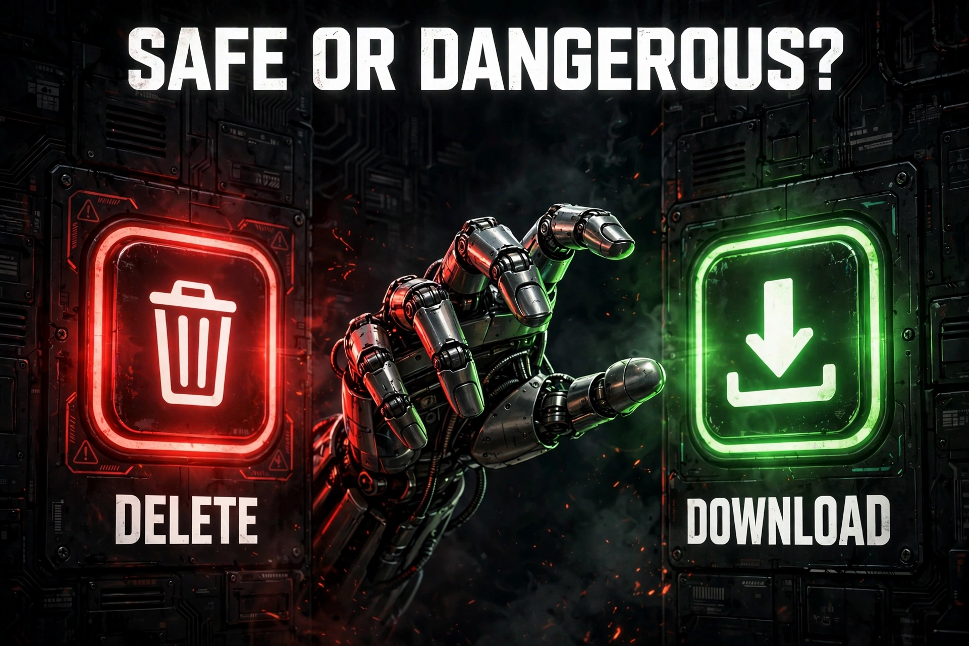 Agents can't tell safe from dangerous