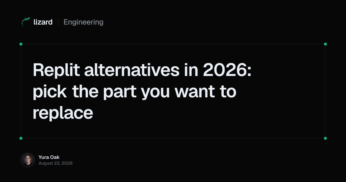 Replit alternatives: replace the editor, agent or hosting
