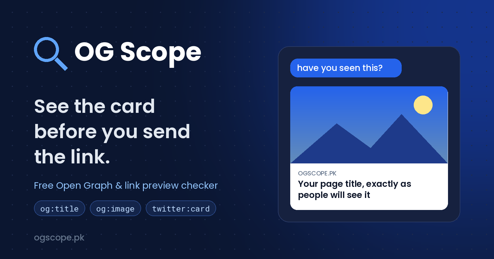 Link Previews for Product Pages: Images, Prices, Variants and the Cache That Won't Let Go