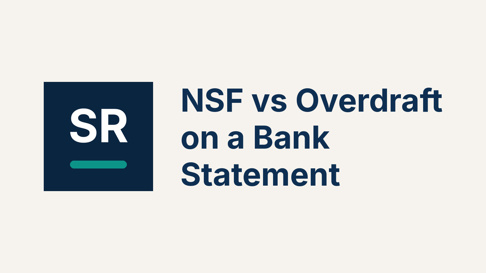 NSF vs Overdraft on a Bank Statement: How to Tell Them Apart Before Underwriting Does