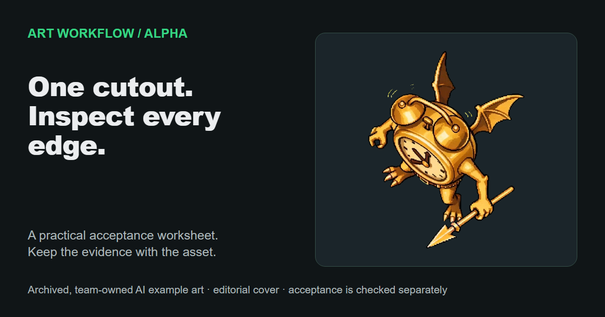 Transparent PNG Edge QA on Light and Dark Backgrounds