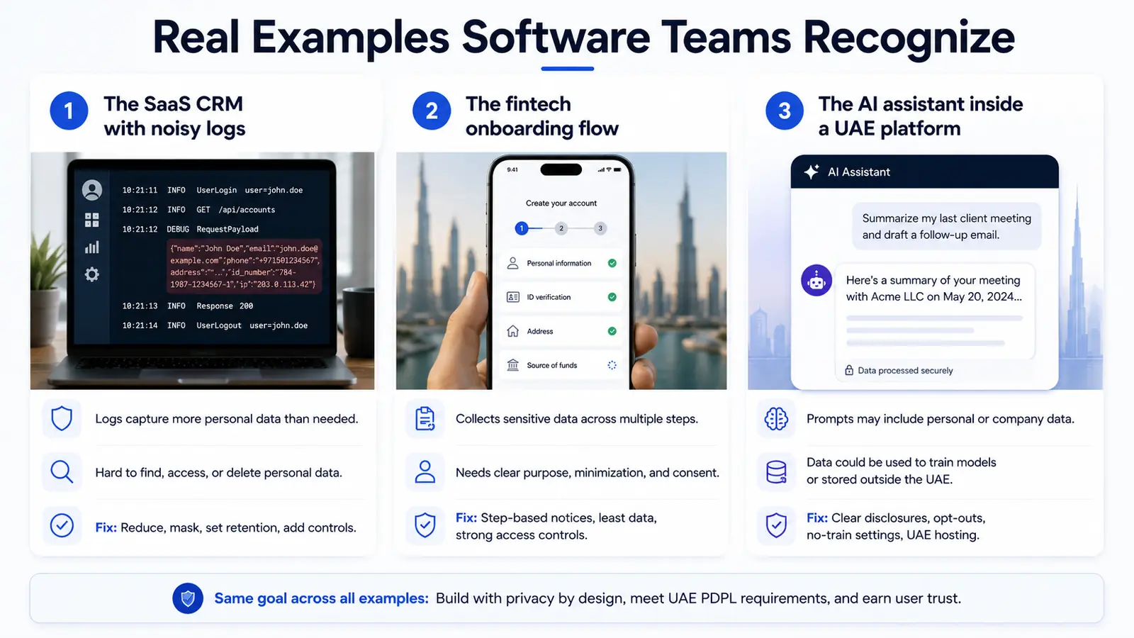 UAE Data Protection Law (PDPL): Real Examples Software Teams Recognize