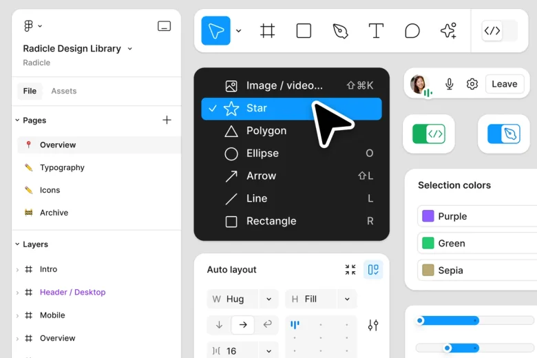 Figma AI: Redesigned Figma UI (UI3)