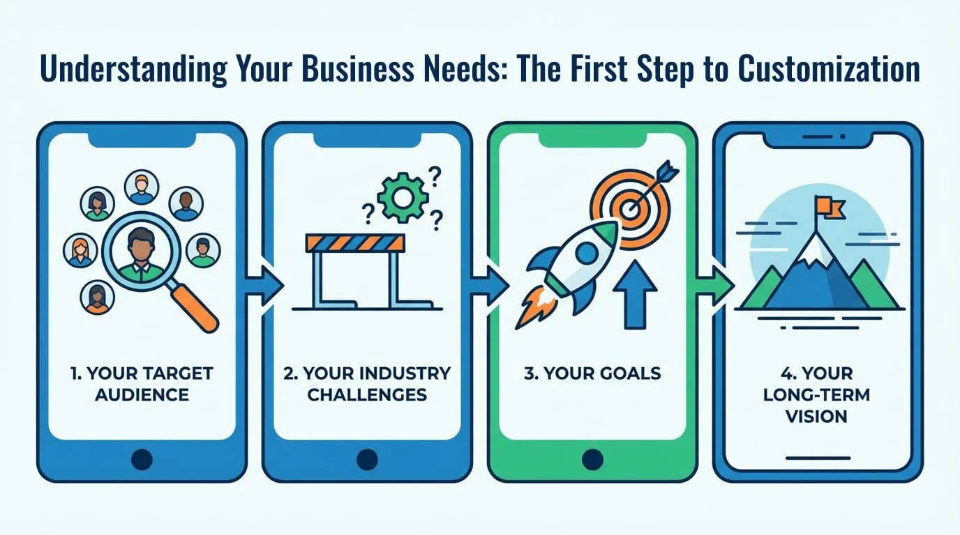 How to Tailor a Mobile App to Your Business: Understanding Your Business Needs: The First Step to Customization