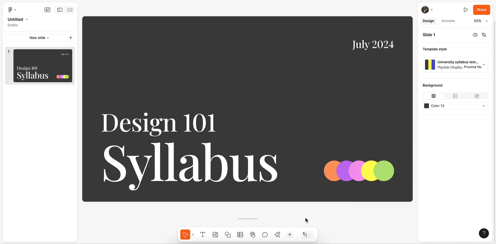 Figma AI: Figma Slides