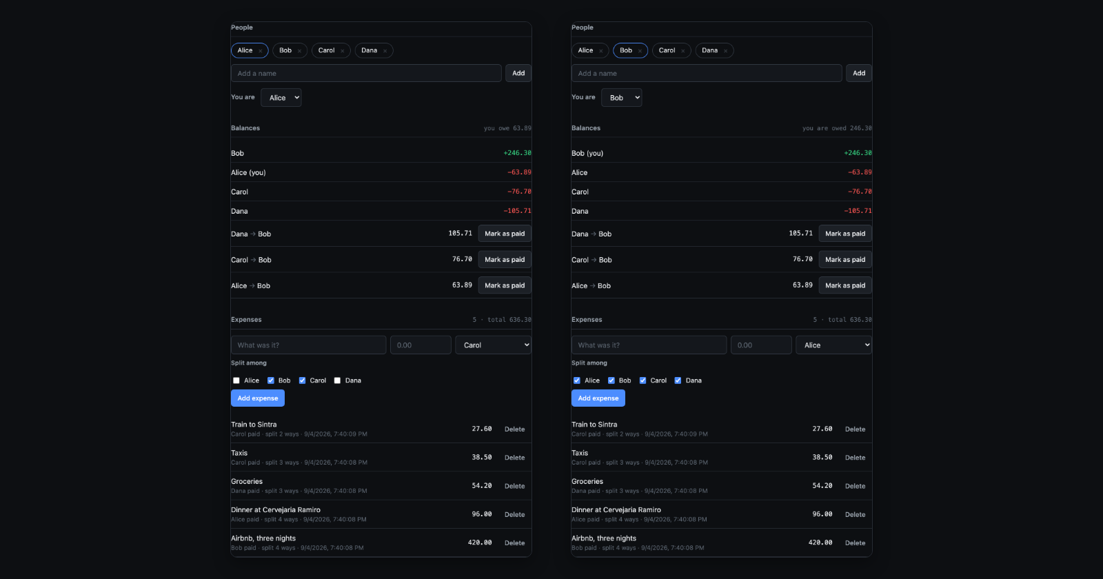 Build a Splitwise-Style Expense Splitter With No Backend — 500 Lines, No Accounts, Just GenosDB