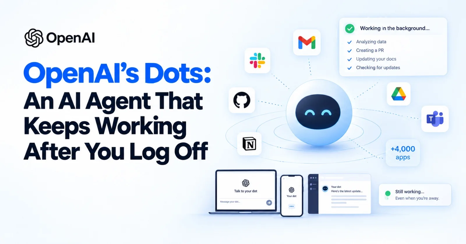 OpenAI's Dots: An AI Agent That Keeps Working After You Log Off