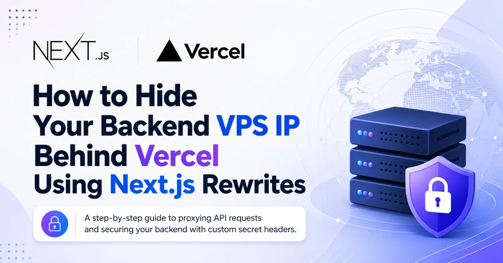 How to Hide Your Backend VPS IP Behind Vercel Using Next.js Rewrites