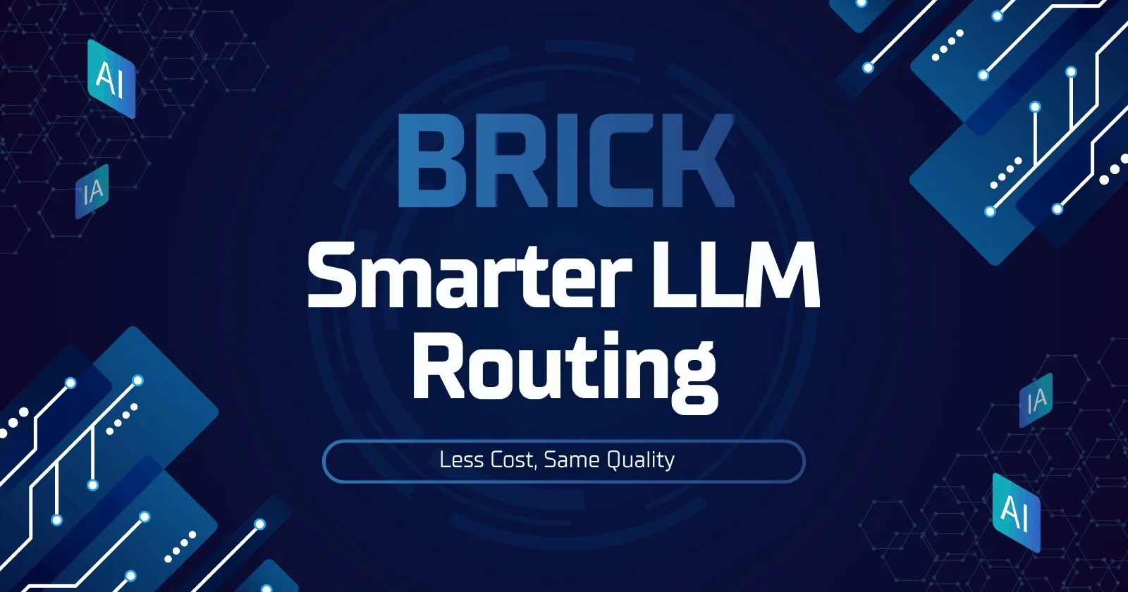 Brick: The LLM Router That Skips the Cascade and Still Cuts Your Bill