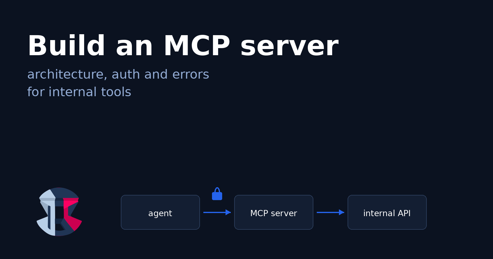 How to Build an MCP Server for Internal Tools: Architecture, Authentication and Error Handling