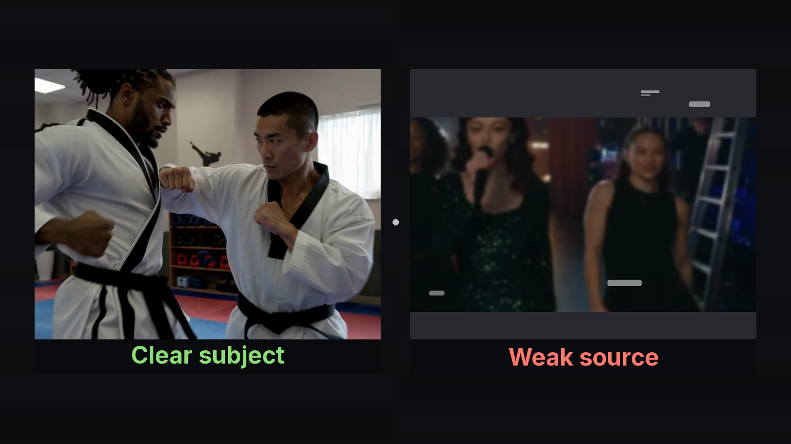 Source image good vs weak for Image-to-Video