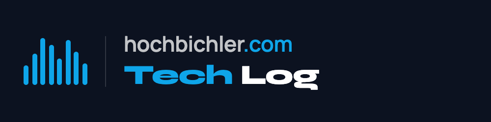 hochbichler.com - Tech Log
