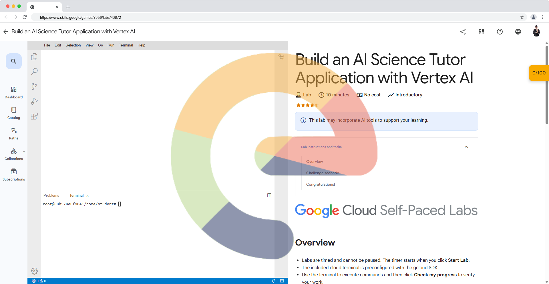 Vertex Software Application Build an AI Science Tutor Application with Vertex AI (Soluti