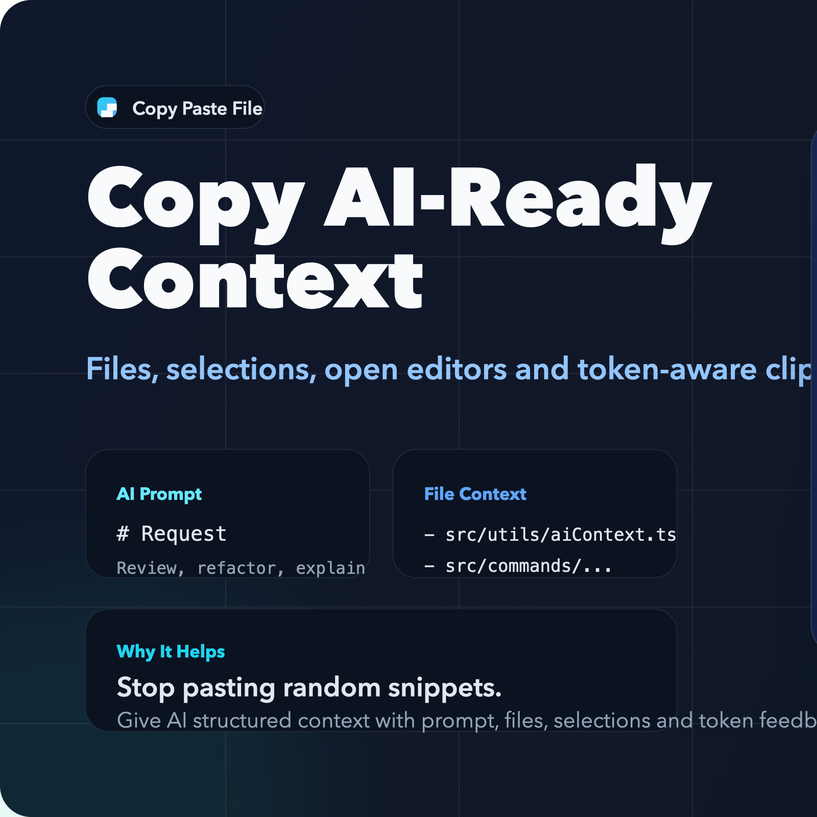 Copy AI-Ready Context in VS Code