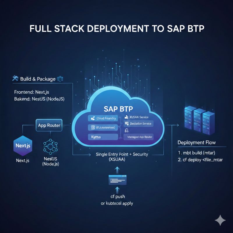 Deploy Full Stack Apps on SAP BTP Cloud Foundry