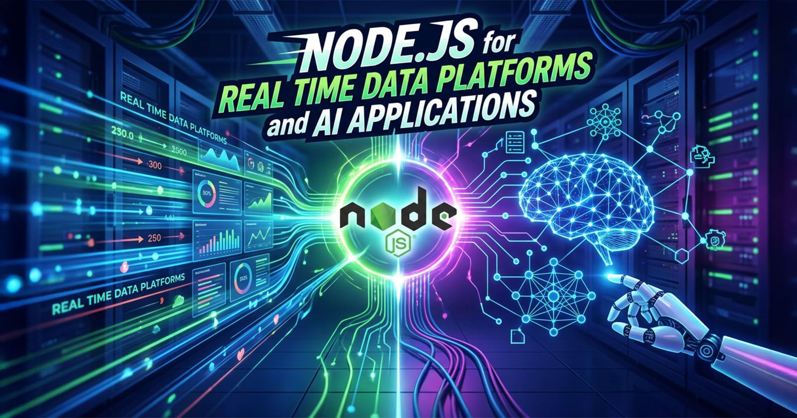 Node.js for Real Time Data Platforms and AI Applications