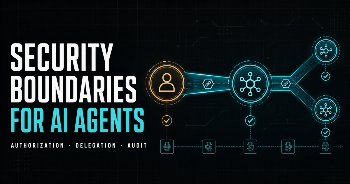 Security Boundaries for AI Agents