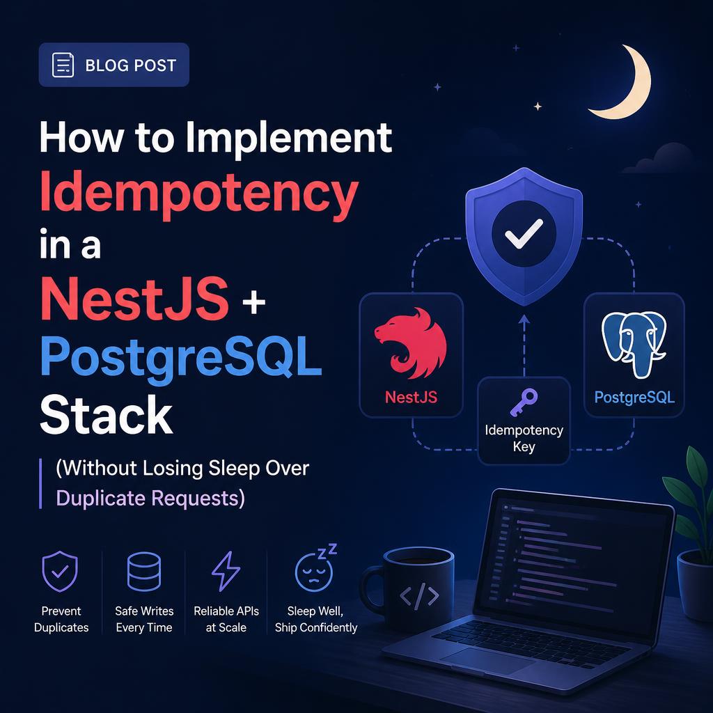 Postgres Stack How to Implement Idempotency in a NestJS + PostgreSQL Stack