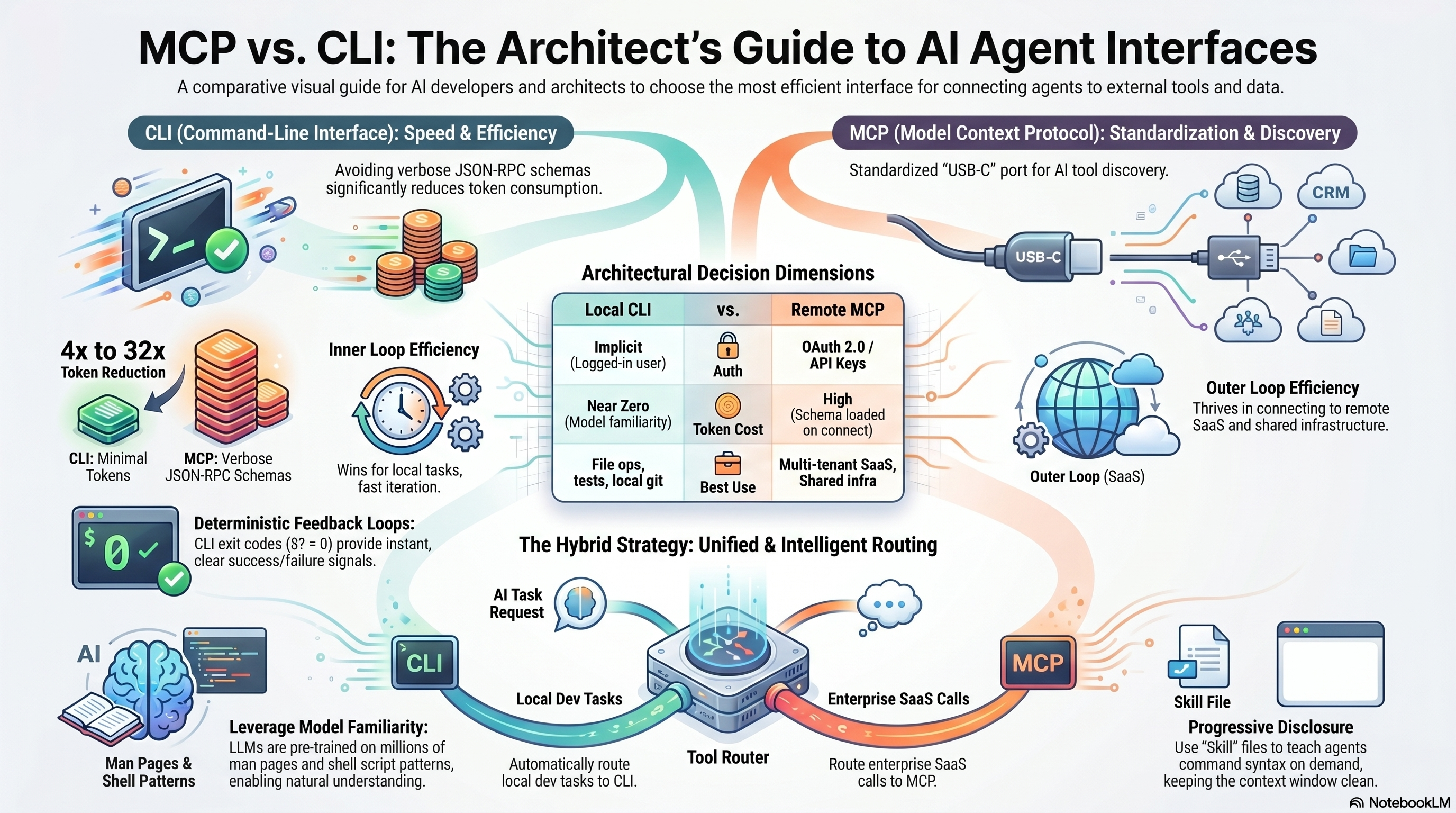 Interfacing AI: Deciding Between MCP and CLI in Agentic Workflows