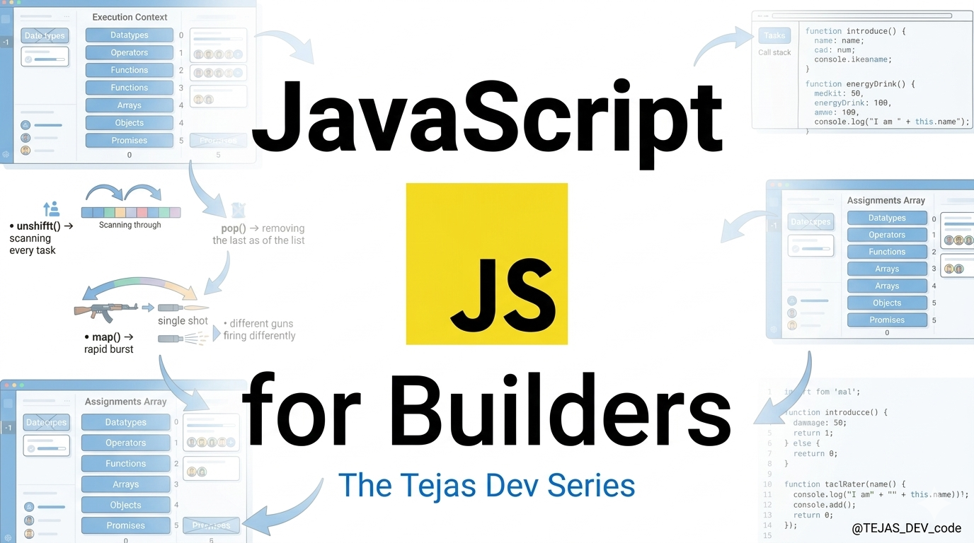 JavaScript for Builders - The Tejas Dev Series