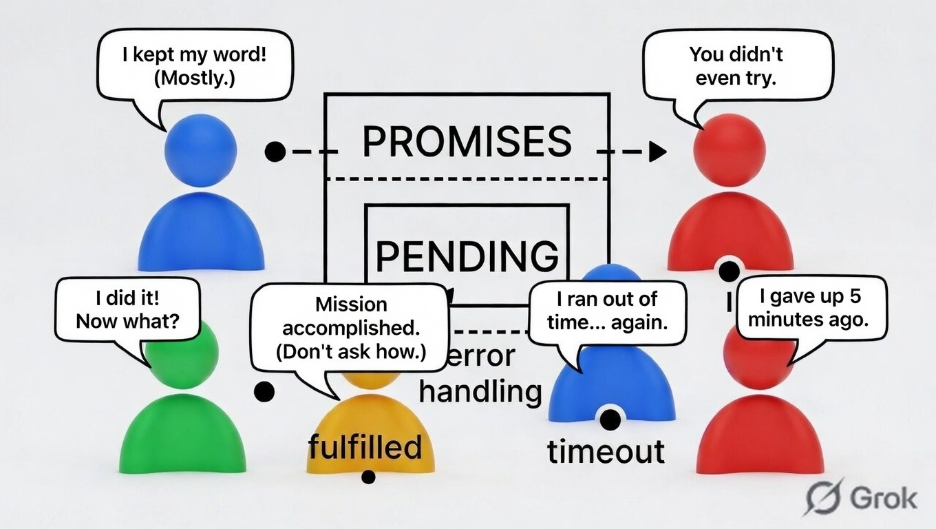 Understand JS Promises in fun way