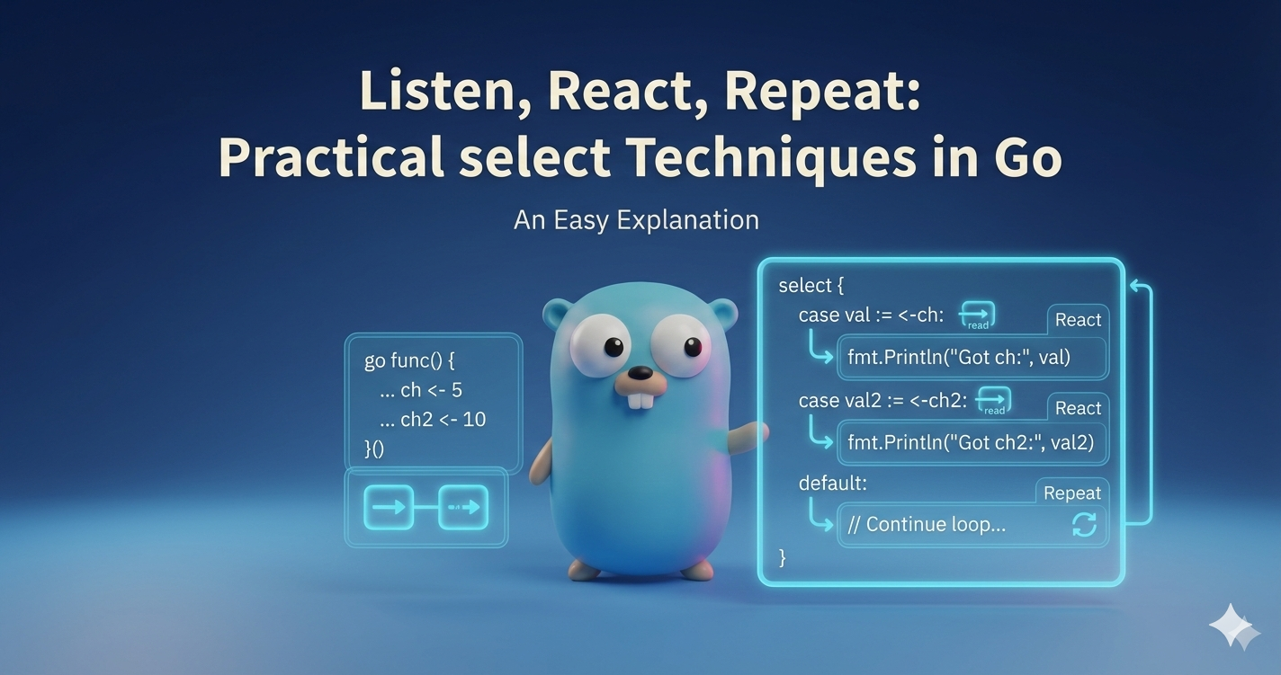 Listen, React, Repeat: Practical select Techniques in Go