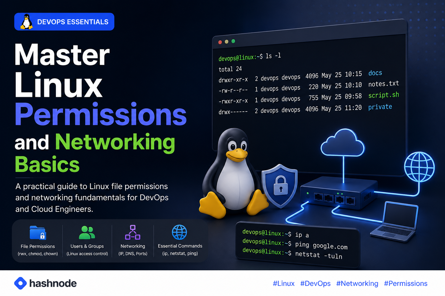 Master Linux Permissions and Networking Basics