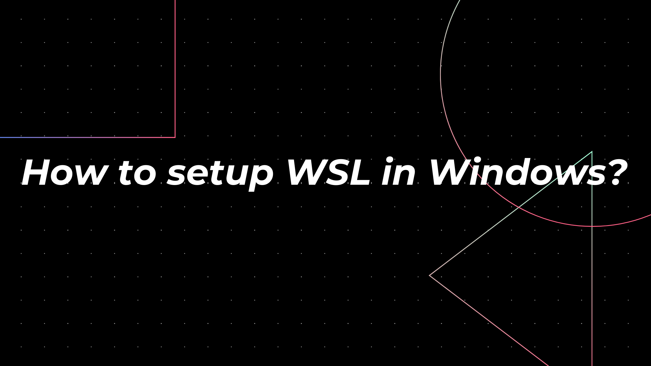 Wsl On Windows Computer How to Set Up WSL in Windows: Complete Guide for Developers