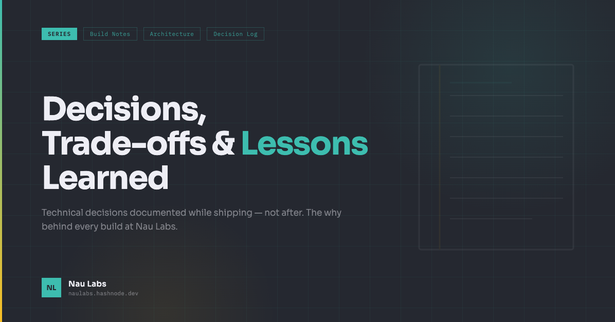 Build Notes