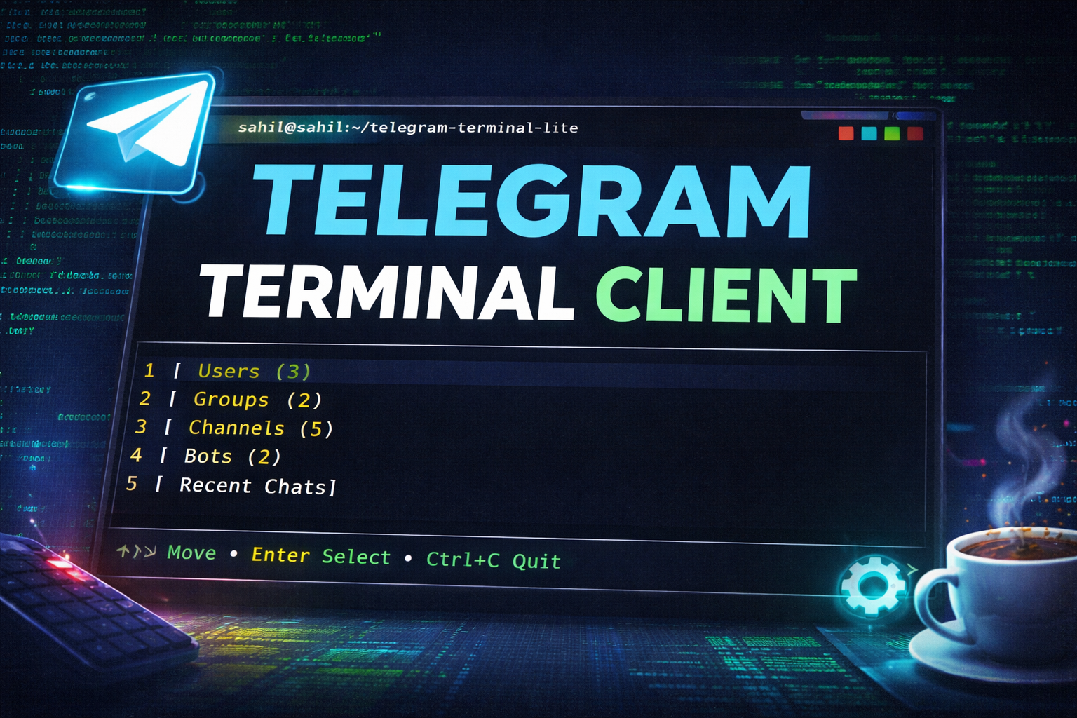 I Built Telegram Inside My Terminal Using Python | Telegram
