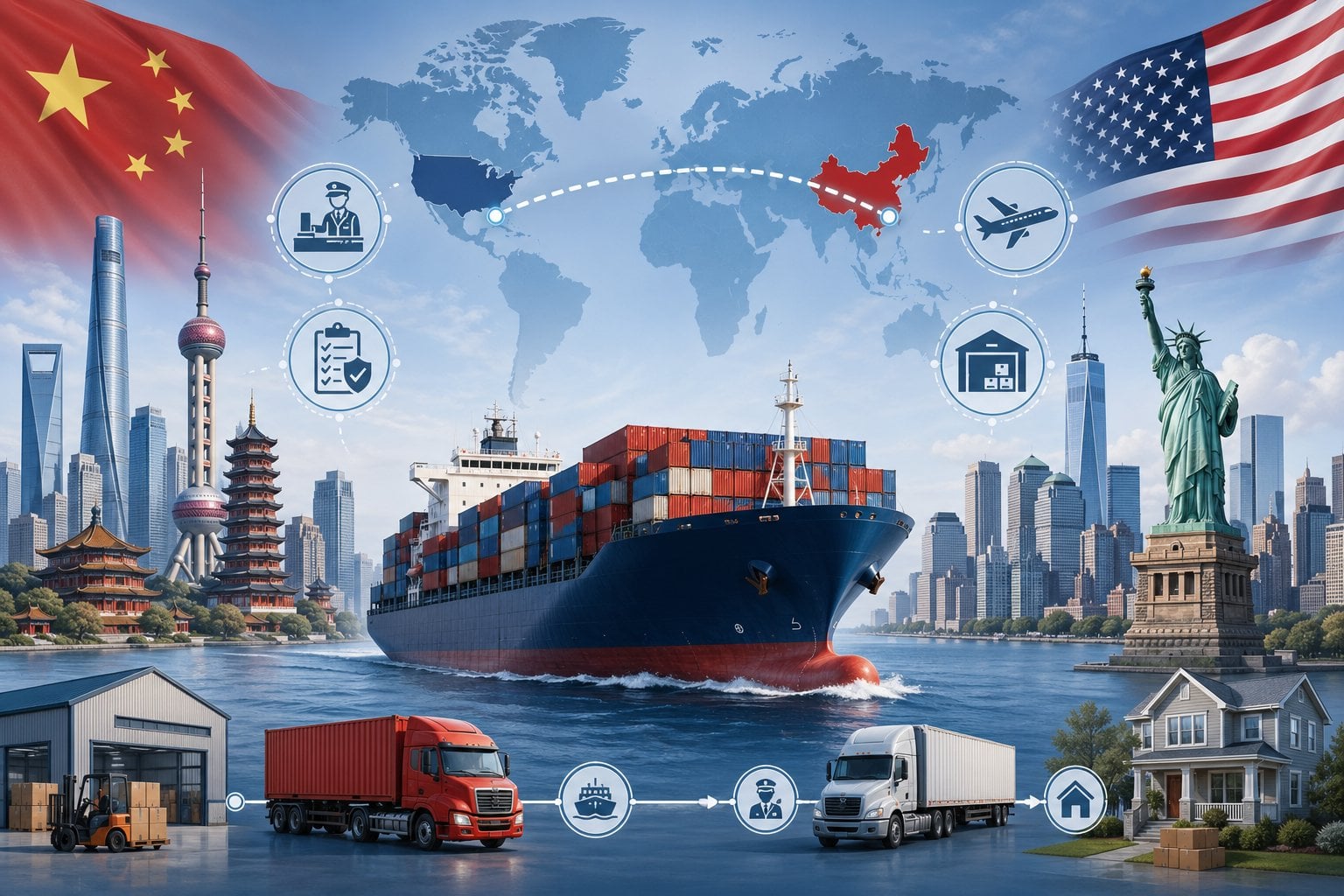 Shipping China to USA
